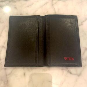 Tumi leather card holder